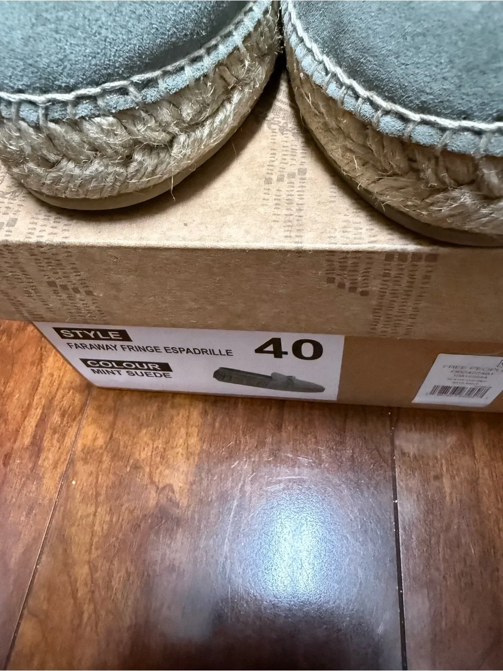 Free People Fringe Suede Moccasin Loafers - Sage Green